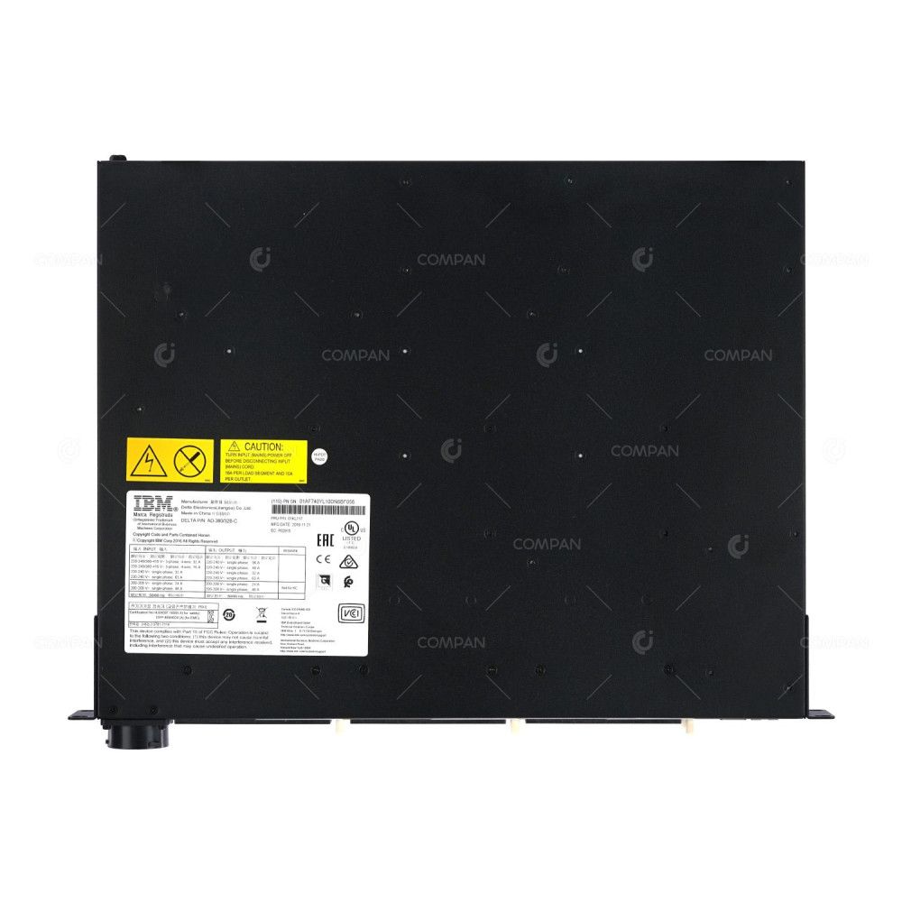 01KL117 IBM 12-PORT C13 1U  MONITORED POWER DISTRIBUTION UNIT PDU